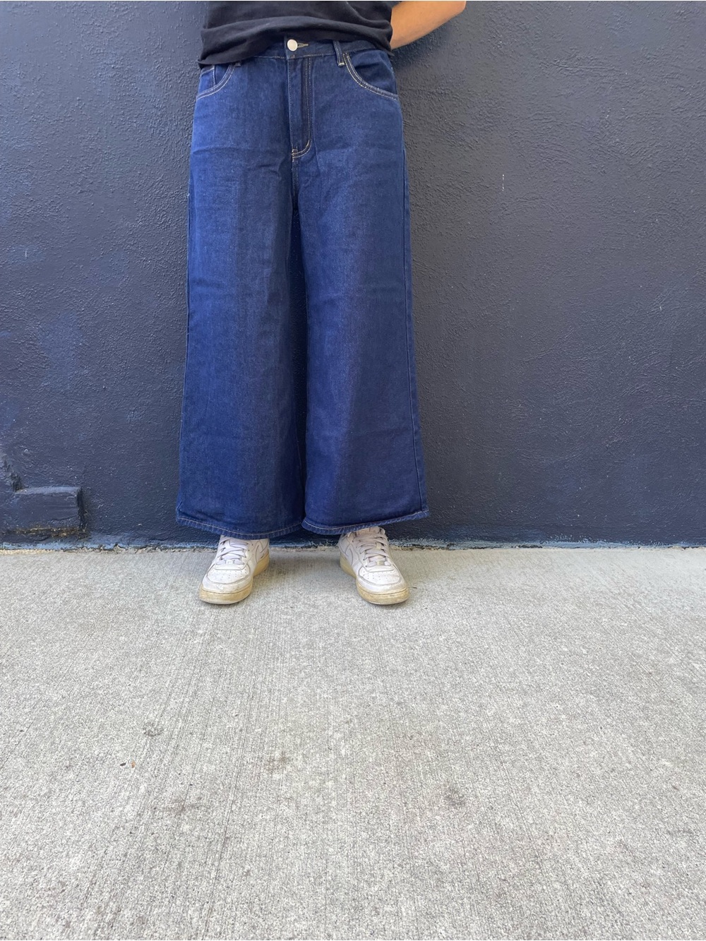 Darkwash Cider Denim wide leg jeans size XL